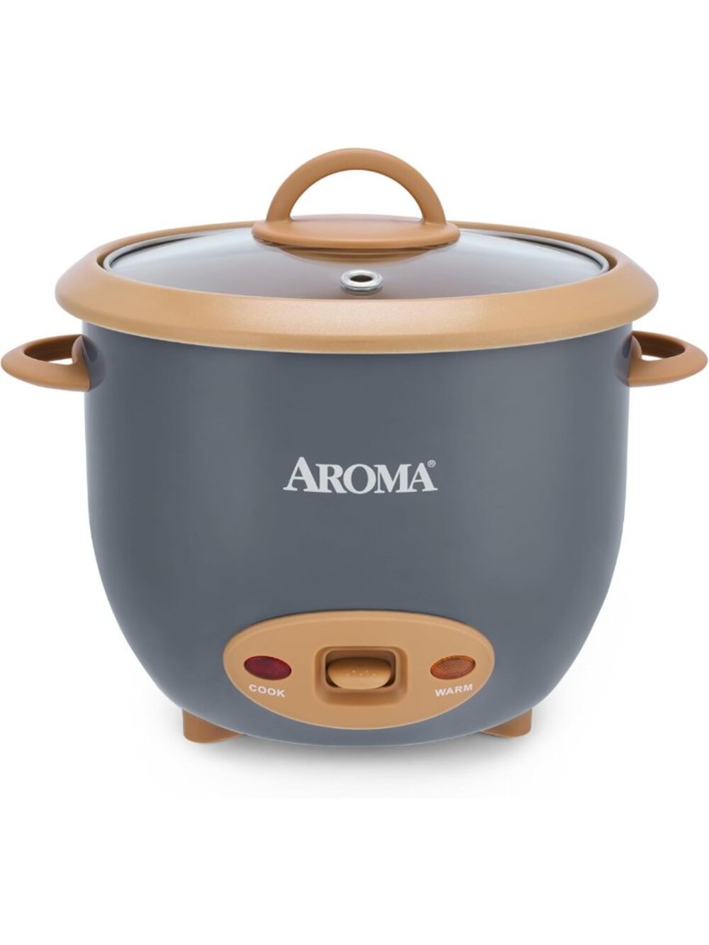 6-Cup One-Touch Rice Cooker with Nonstick Ceramic Surface - PFAS-Free, Easy to